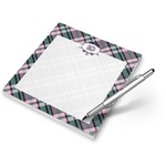 Plaid with Pop Notepad (Personalized)