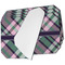 Plaid with Pop Octagon Placemat - Single front set of 4 (MAIN)