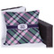 Plaid with Pop Outdoor Pillow - 18" (Personalized)
