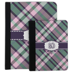 Plaid with Pop Padfolio Clipboard (Personalized)