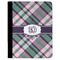 Plaid with Pop Padfolio Clipboards - Large - FRONT