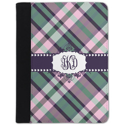 Plaid with Pop Padfolio Clipboard - Small (Personalized)