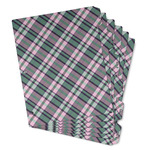 Plaid with Pop Binder Tab Divider - Set of 6 (Personalized)