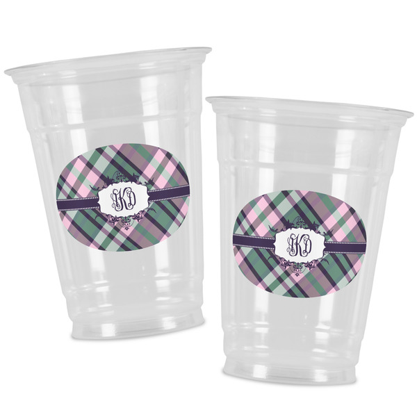Plaid with Pop Party Cups - 16oz - Alt View
