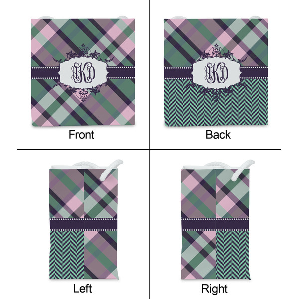 Plaid with Pop Party Favor Gift Bag - Matte - Approval