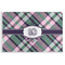 Plaid with Pop Disposable Paper Placemats (Personalized)