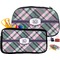 Plaid with Pop Pencil / School Supplies Bags Small and Medium