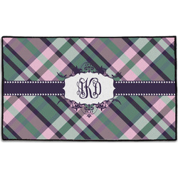 Plaid with Pop Door Mat - 60"x36" (Personalized)