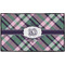 Plaid with Pop Door Mat - 60"x36" (Personalized)