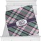 Plaid with Pop Minky Blanket (Personalized)