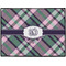 Plaid with Pop Door Mat (Personalized)