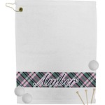 Plaid with Pop Golf Bag Towel (Personalized)