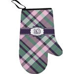 Plaid with Pop Right Oven Mitt (Personalized)