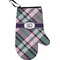 Plaid with Pop Personalized Oven Mitt