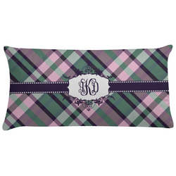 Plaid with Pop Pillow Case - King (Personalized)