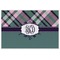 Plaid with Pop Personalized Placemat (Back)