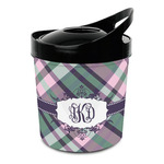 Plaid with Pop Plastic Ice Bucket (Personalized)