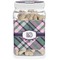 Plaid with Pop Dog Treat Jar (Personalized)