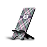 Plaid with Pop Cell Phone Stand (Large) (Personalized)