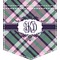 Plaid with Pop Iron On Faux Pocket (Personalized)