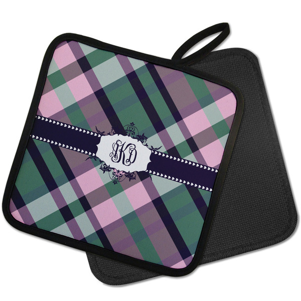 Plaid with Pop Pot Holders - PARENT MAIN