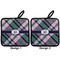 Plaid with Pop Pot Holders - Set of 2 APPROVAL