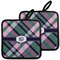 Plaid with Pop Pot Holders - Set of 2 MAIN