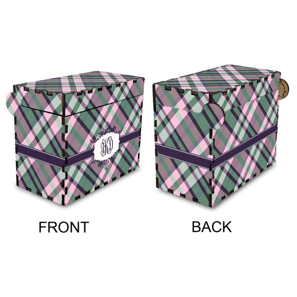 Plaid with Pop Recipe Box - Full Color - Approval