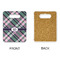 Plaid with Pop Rectangle Trivet with Handle - APPROVAL