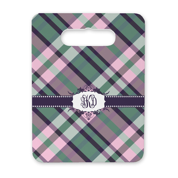 Custom Plaid with Pop Rectangular Trivet with Handle (Personalized)