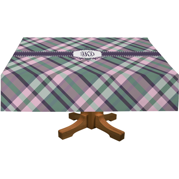 Plaid with Pop Rectangular Tablecloths (Personalized)