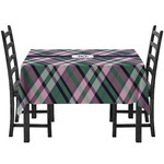 Plaid with Pop Tablecloth (Personalized)