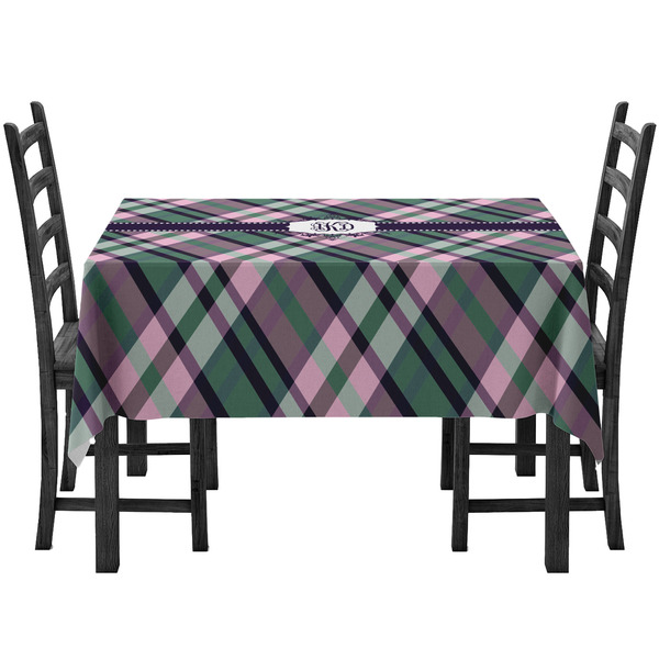 Custom Plaid with Pop Tablecloth (Personalized)