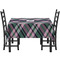 Plaid with Pop Rectangular Tablecloths - Side View