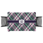 Plaid with Pop Tablecloth - 58"x58" (Personalized)