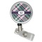 Plaid with Pop Retractable Badge Reel - Flat