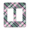 Plaid with Pop Rocker Light Switch Covers - Double - MAIN