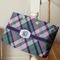 Plaid with Pop Large Rope Tote - Life Style