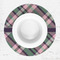 Plaid with Pop Round Linen Placemats - LIFESTYLE (single)