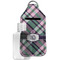 Plaid with Pop Sanitizer Holder Keychain - Large with Case