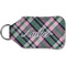 Plaid with Pop Sanitizer Holder Keychain - Small (Back)