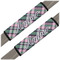 Plaid with Pop Seat Belt Covers (Set of 2)