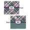 Plaid with Pop Security Blanket - Front & Back View