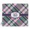 Plaid with Pop Security Blanket - Front View