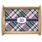 Plaid with Pop Serving Tray Wood Large - Main
