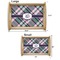 Plaid with Pop Serving Tray Wood Sizes