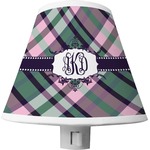 Plaid with Pop Shade Night Light (Personalized)
