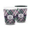 Plaid with Pop Ceramic Shot Glass - 1.5 oz (Personalized)