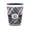 Plaid with Pop Shot Glass - Two Tone - FRONT