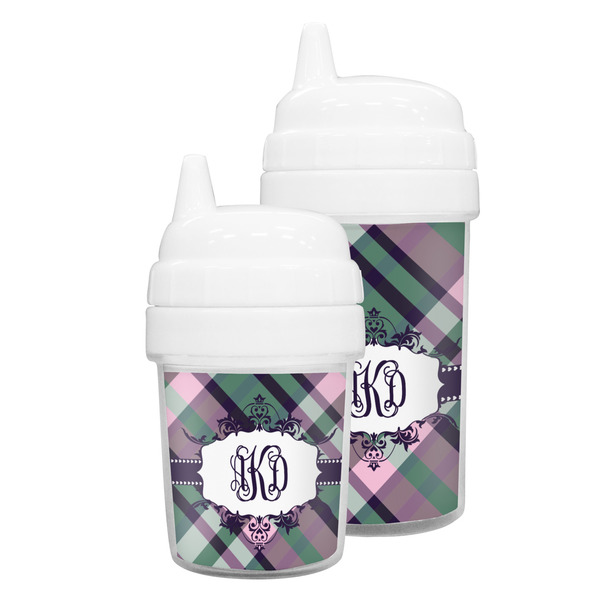 Plaid with Pop Sippy Cups